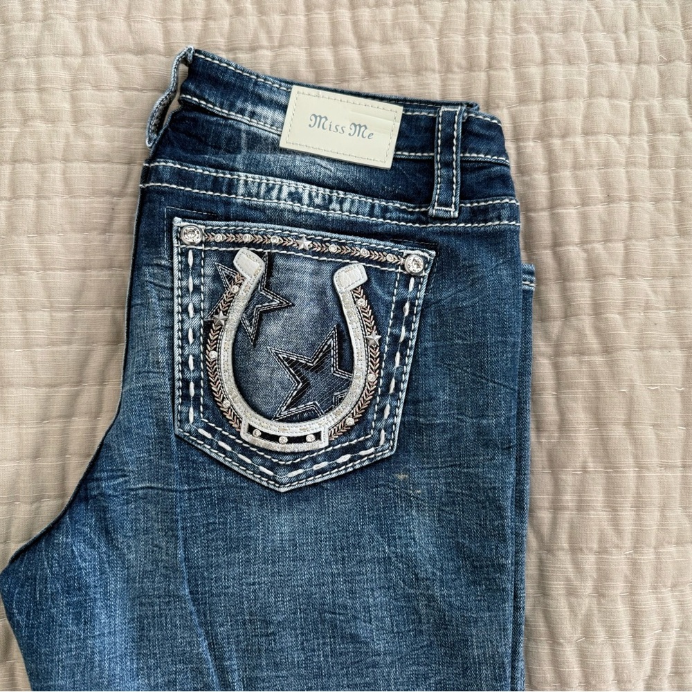 Miss Me Blue Boot Cut Jeans with Classic Style